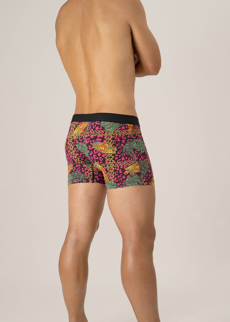 Man Modelling Underwear Side back Boxerbriefs Leopard Mensunderwear Kakkoii Velarof
