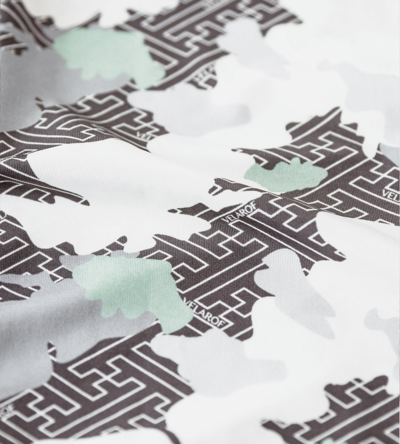 VELAROF Tokyo - Short boxer - Camouflage Masterpiece close up