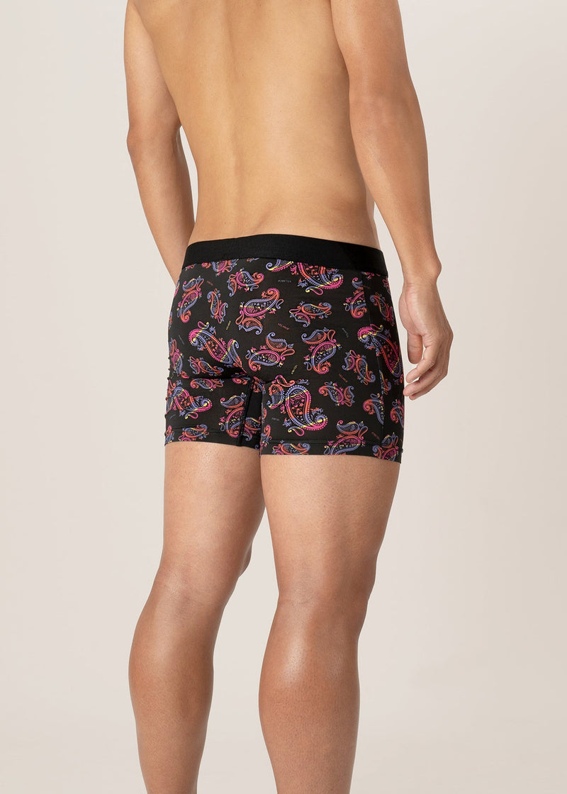 Man Modelling Underwear Side back Boxerbriefs Paisley Mensunderwear Kakkoii Velarof